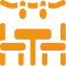 Rooftop party area